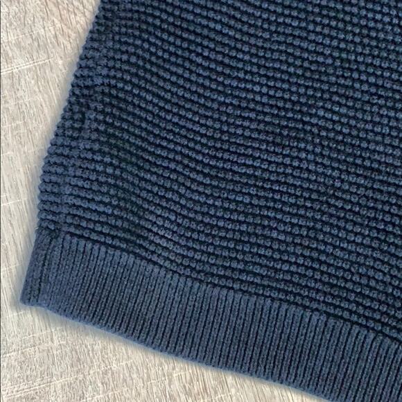 SELECTED HOMME INDIGO Men's Navy Crew Neck Sweater - Picture 8 of 8